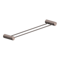 OPAL DOUBLE TOWEL RAIL 600/800MM BRUSHED BRONZE