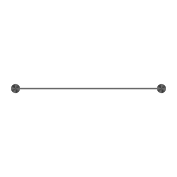 Opal Double Towel Rail 600/800MM Graphite — Gunmetal