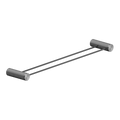 OPAL DOUBLE TOWEL RAIL 600/800MM GRAPHITE
