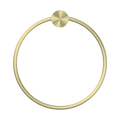 Nero Opal Towel Ring Brushed Gold