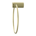 Nero Opal Towel Ring Brushed Gold