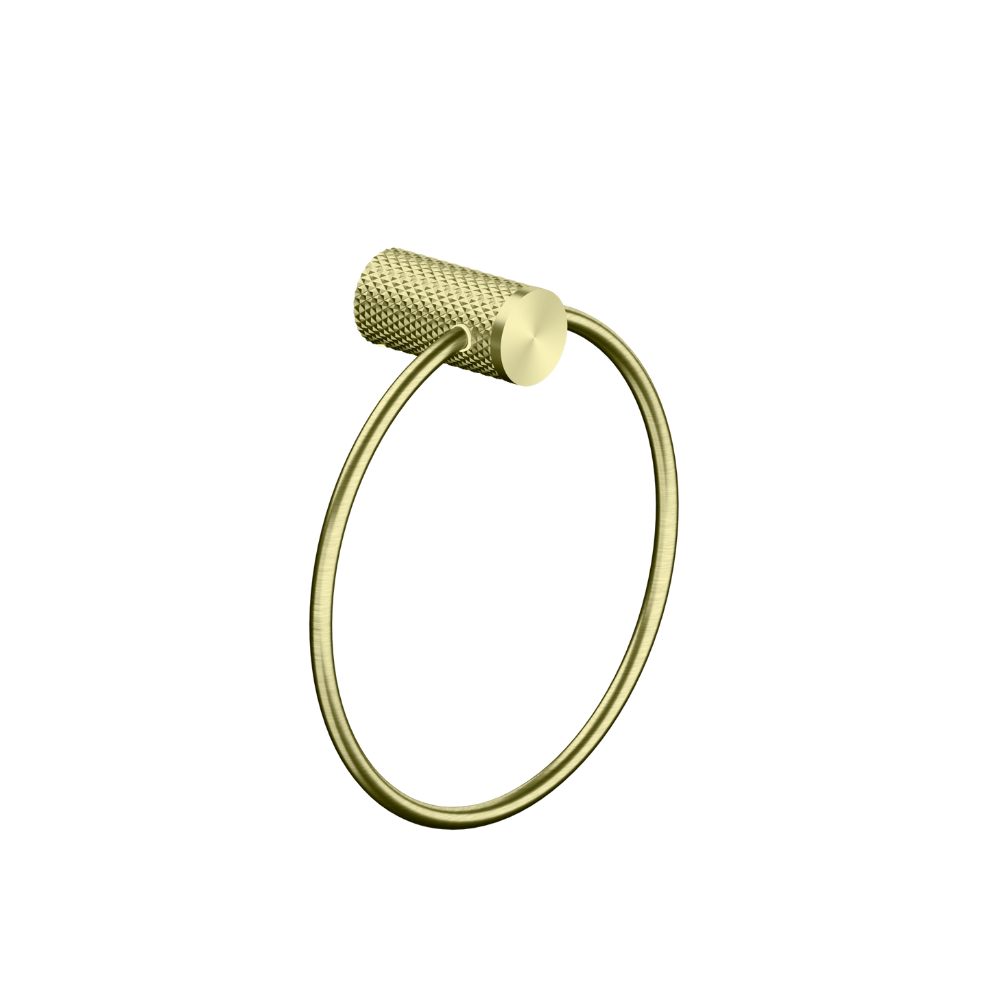 OPAL TOWEL RING BRUSHED GOLD