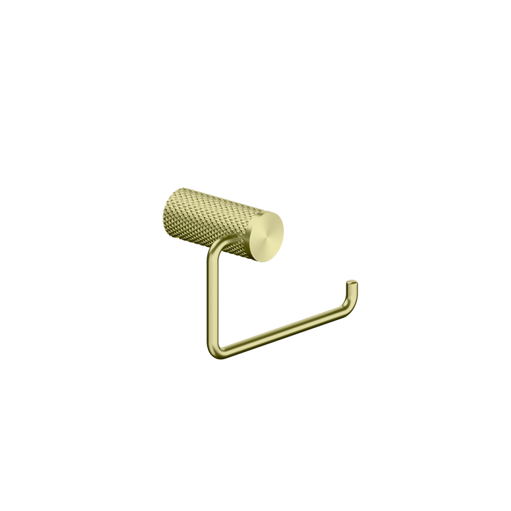 Opal Toilet Roll Holder Brushed Gold — Gold & Brass, Toilet Roll & Brush Holders