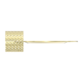 OPAL METAL SHOWER SHELF BRUSHED GOLD