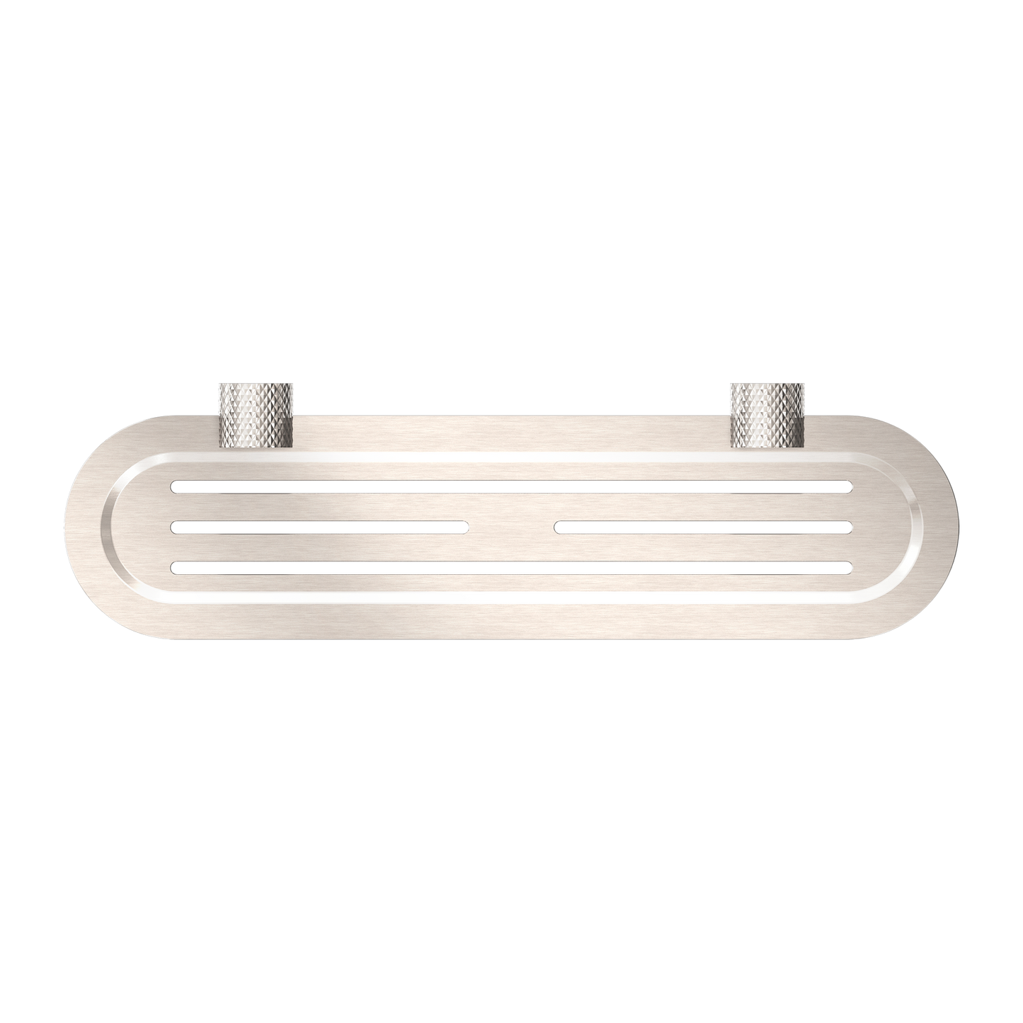 OPAL METAL SHOWER SHELF BRUSHED NICKEL