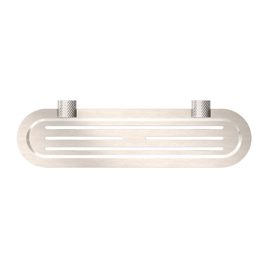 OPAL METAL SHOWER SHELF BRUSHED NICKEL