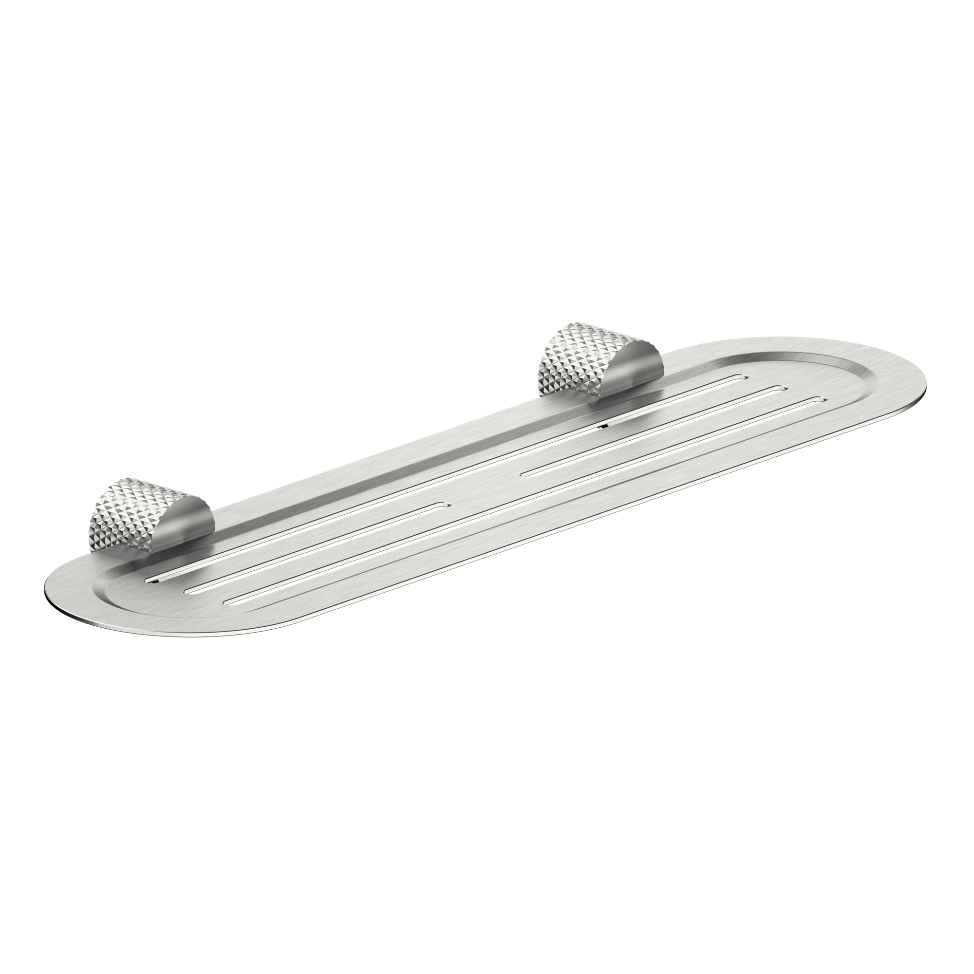 OPAL METAL SHOWER SHELF BRUSHED NICKEL