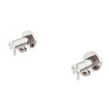 WASHING MACHINE TAP SET BRUSHED NICKEL