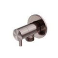 Mini Cistern Stop Brushed Bronze