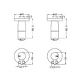 WASHING MACHINE TAP SET CHROME