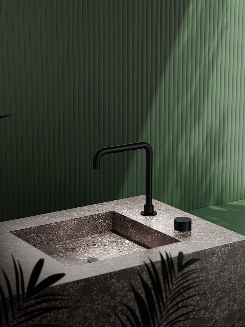 KARA PROGRESSIVE TALL BASIN SET MATTE BLACK