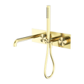 KARA PROGRESSIVE SHOWER SYSTEM WITH SPOUT 230/250MM BRUSHED GOLD