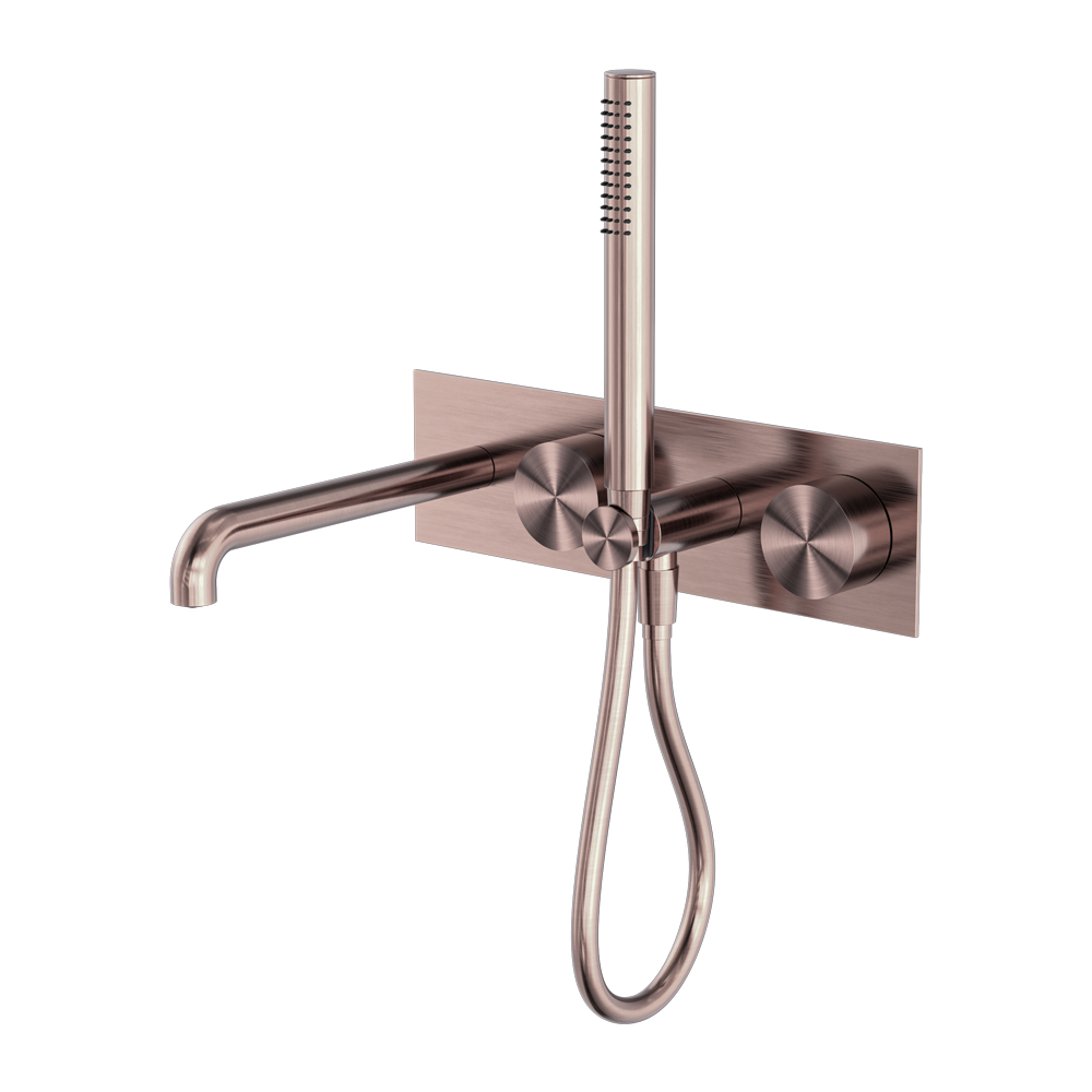 KARA PROGRESSIVE SHOWER SYSTEM WITH SPOUT 230/250MM BRUSHED BRONZE