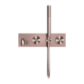 KARA PROGRESSIVE SHOWER SYSTEM WITH SPOUT 230/250MM BRUSHED BRONZE