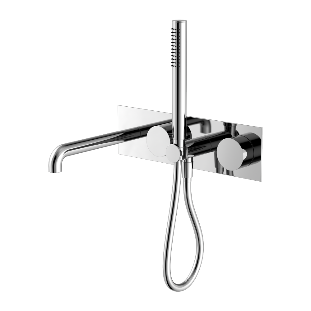 KARA PROGRESSIVE SHOWER SYSTEM WITH SPOUT 230/250MM CHROME