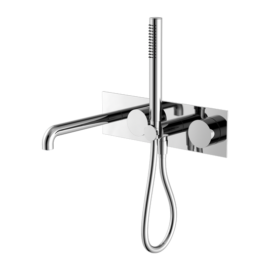 KARA PROGRESSIVE SHOWER SYSTEM WITH SPOUT 230/250MM CHROME