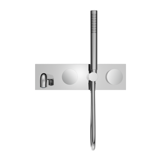 KARA PROGRESSIVE SHOWER SYSTEM WITH SPOUT 230/250MM CHROME