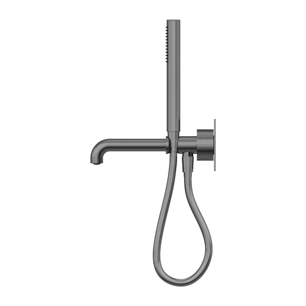 KARA PROGRESSIVE SHOWER SYSTEM WITH SPOUT 230/250MM GUN METAL