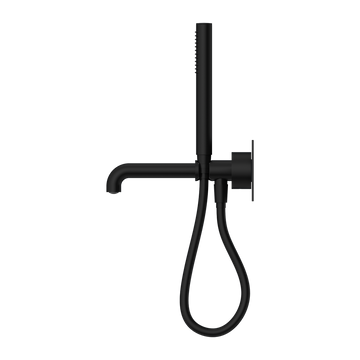 Kara Progressive Shower System With Spout 230/250MM Matte Black