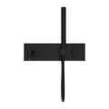 KARA PROGRESSIVE SHOWER SYSTEM WITH SPOUT 230/250MM MATTE BLACK