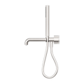 KARA PROGRESSIVE SHOWER SYSTEM SEPARATE PLATE WITH SPOUT 230/250MM BRUSHED NICKEL