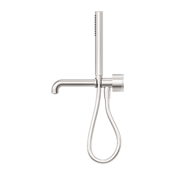 Kara Progressive Shower System Separate Plate With Spout 230/250MM Brushed Nickel