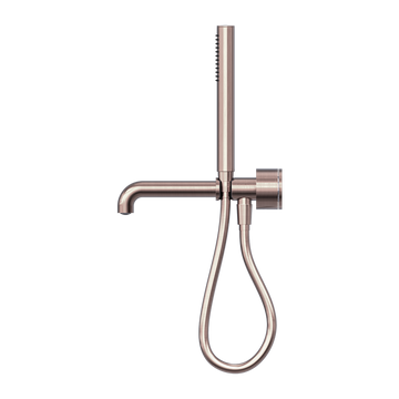 Kara Progressive Shower System Separate Plate With Spout 230/250MM Brushed Bronze