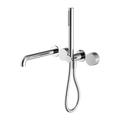KARA PROGRESSIVE SHOWER SYSTEM SEPARATE PLATE WITH SPOUT 230/250MM CHROME
