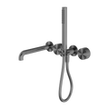 KARA PROGRESSIVE SHOWER SYSTEM SEPARATE PLATE WITH SPOUT 230/250MM GUN METAL