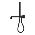 KARA PROGRESSIVE SHOWER SYSTEM SEPARATE PLATE WITH SPOUT 230/250MM MATTE BLACK
