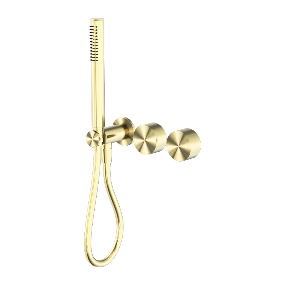 KARA PROGRESSIVE SHOWER SYSTEM SEPARATE PLATE BRUSHED GOLD