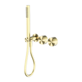 KARA PROGRESSIVE SHOWER SYSTEM SEPARATE PLATE BRUSHED GOLD