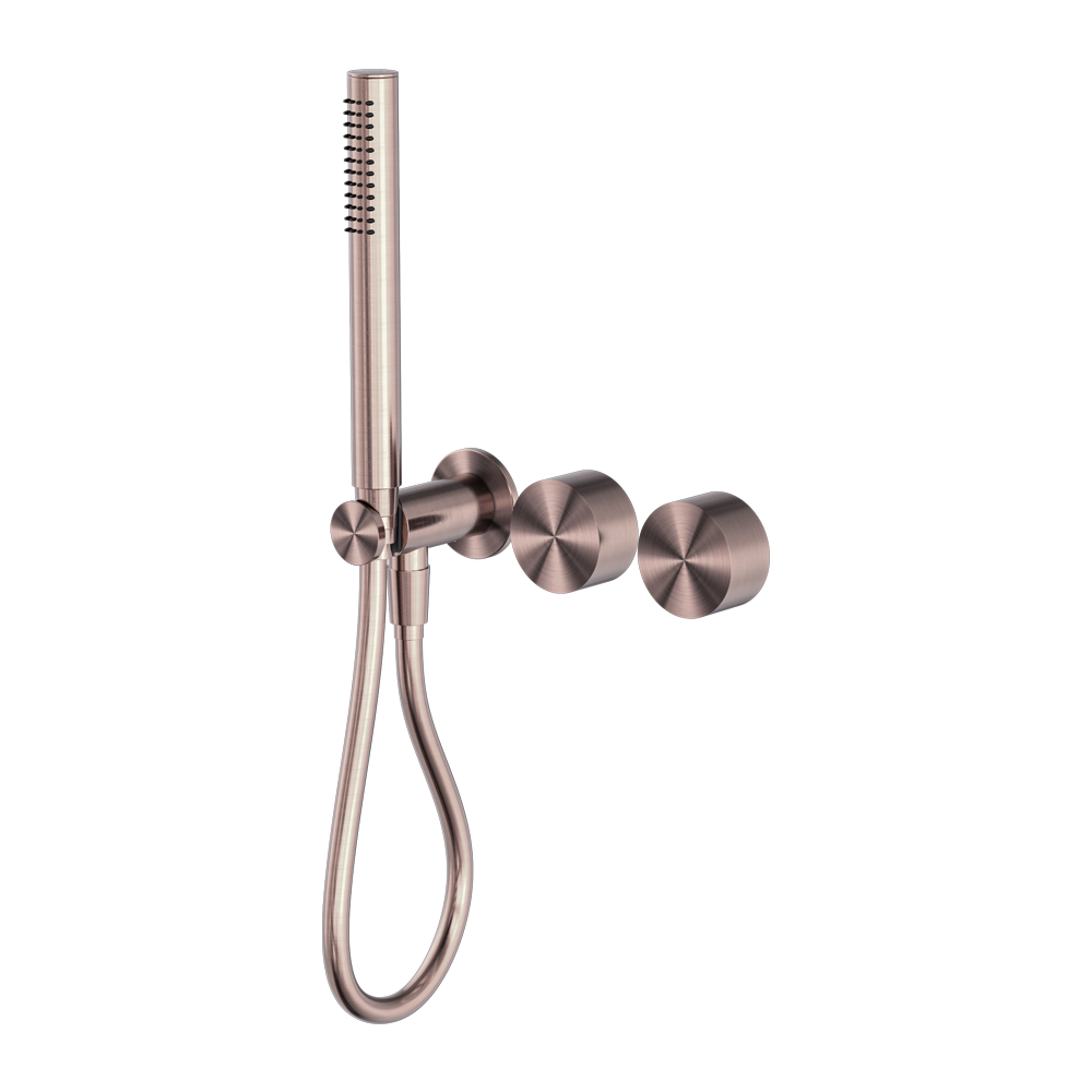 KARA PROGRESSIVE SHOWER SYSTEM SEPARATE PLATE BRUSHED BRONZE