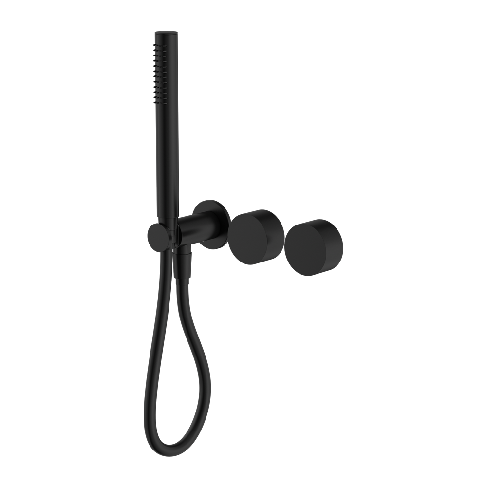 KARA PROGRESSIVE SHOWER SYSTEM SEPARATE PLATE MATTE BLACK