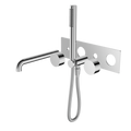KARA PROGRESSIVE SHOWER SYSTEM WITH SPOUT 230/250MM TRIM KITS ONLY CHROME