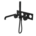 KARA PROGRESSIVE SHOWER SYSTEM WITH SPOUT 230/250MM TRIM KITS ONLY MATTE BLACK