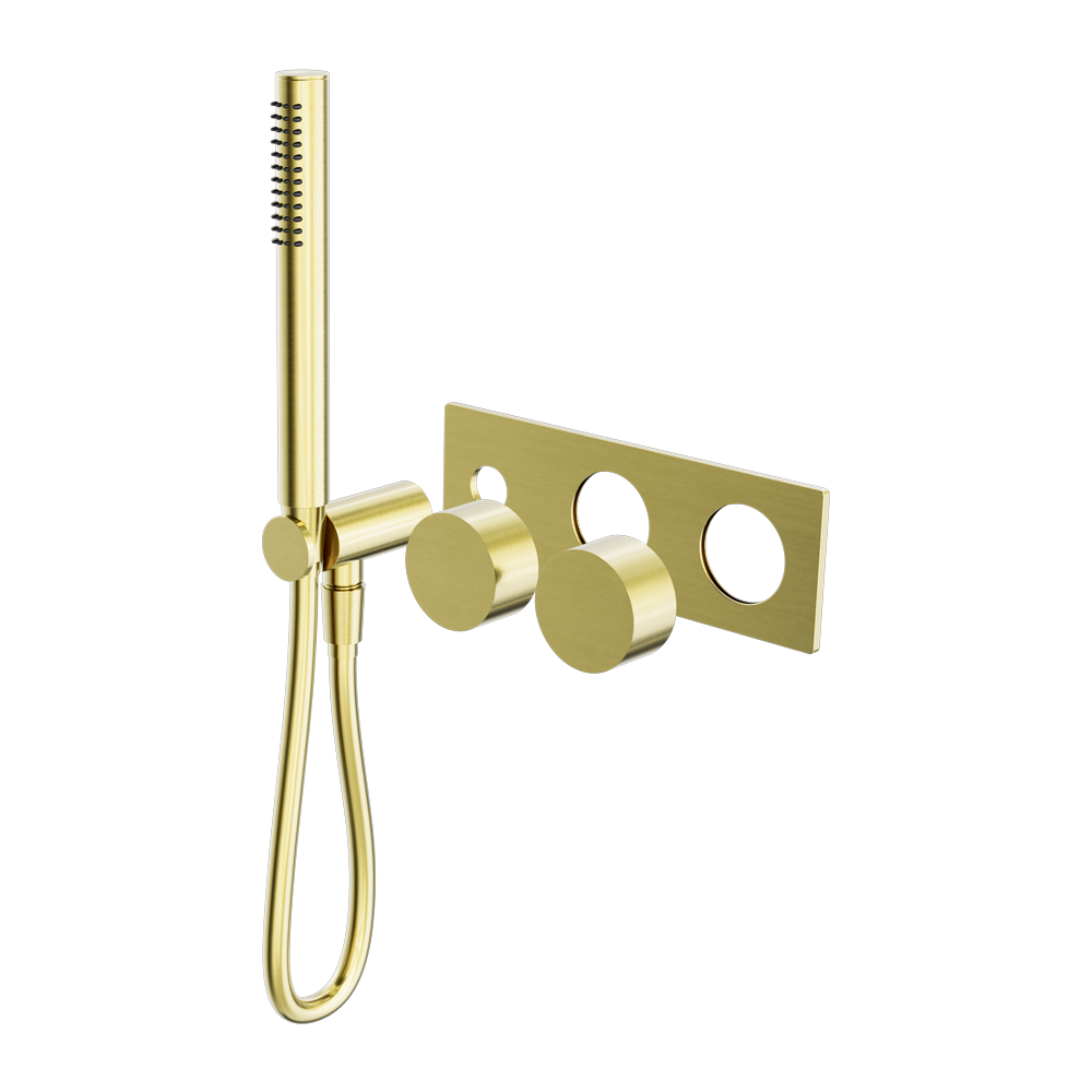 KARA PROGRESSIVE SHOWER SYSTEM TRIM KITS ONLY BRUSHED GOLD