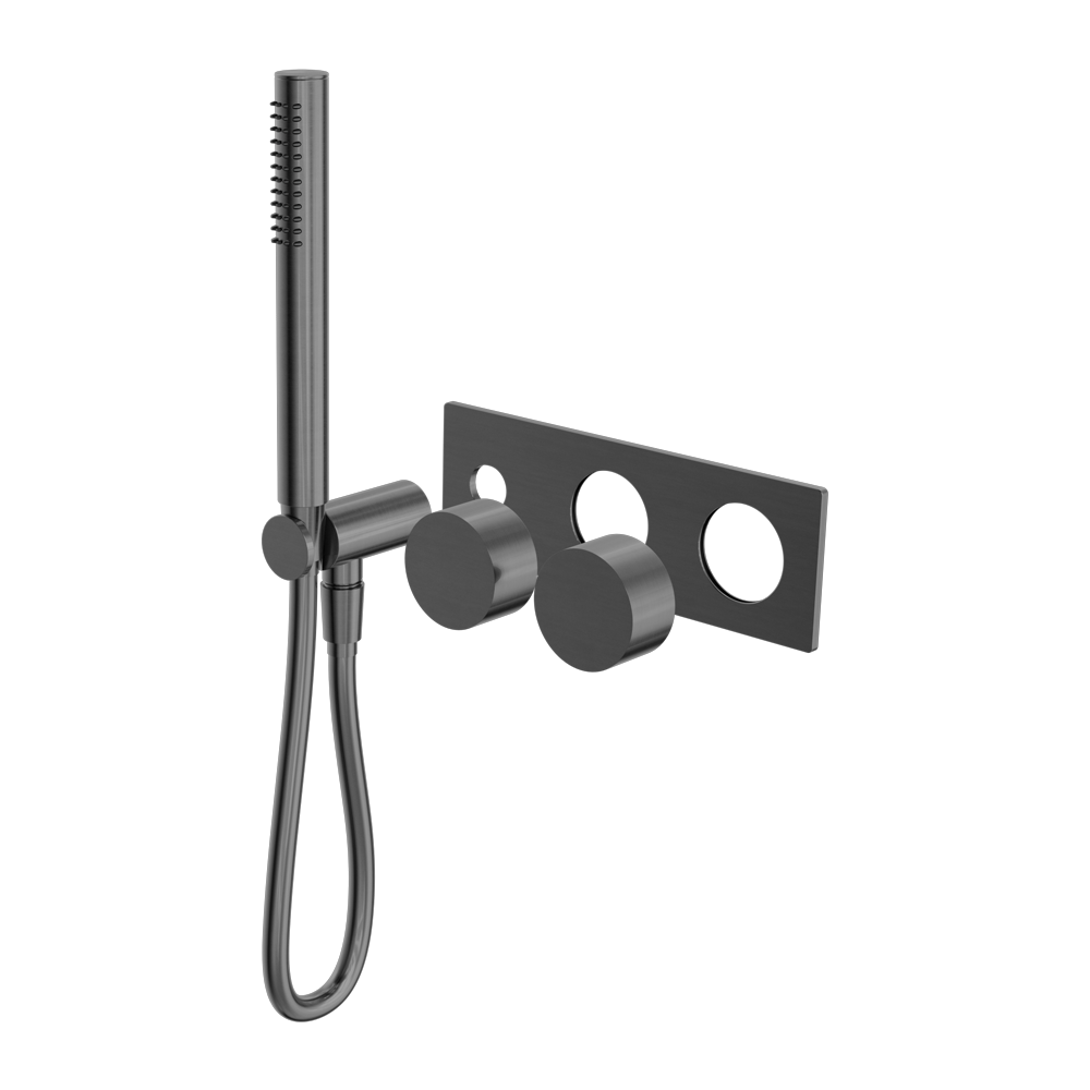 KARA PROGRESSIVE SHOWER SYSTEM TRIM KITS ONLY GUN METAL