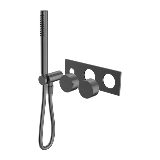 KARA PROGRESSIVE SHOWER SYSTEM TRIM KITS ONLY GUN METAL