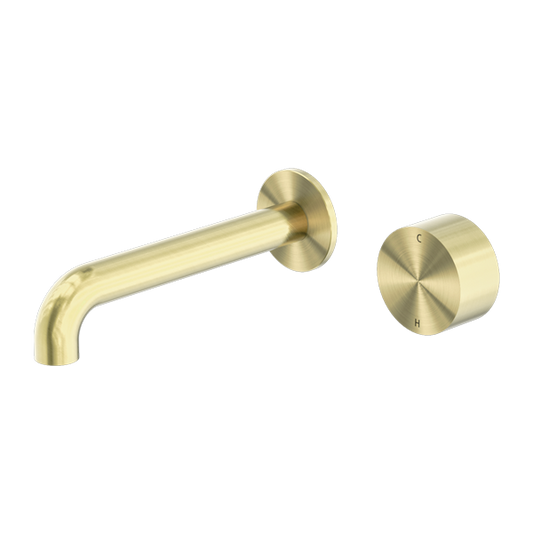 KARA PROGRESSIVE WALL BASIN/BATH SET 120/160/185/230/260MM BRUSHED GOLD