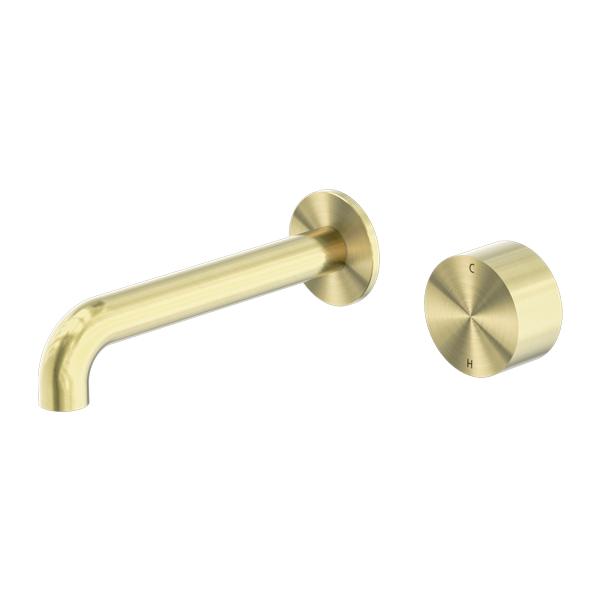 KARA PROGRESSIVE WALL BASIN/BATH SET 120/160/185/230/260MM BRUSHED GOLD