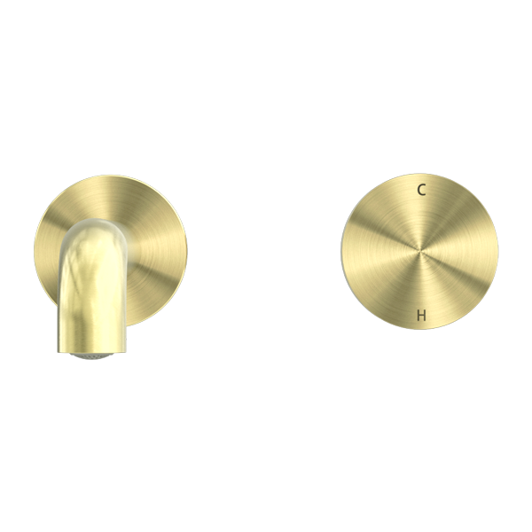 KARA PROGRESSIVE WALL BASIN/BATH SET 120/160/185/230/260MM BRUSHED GOLD