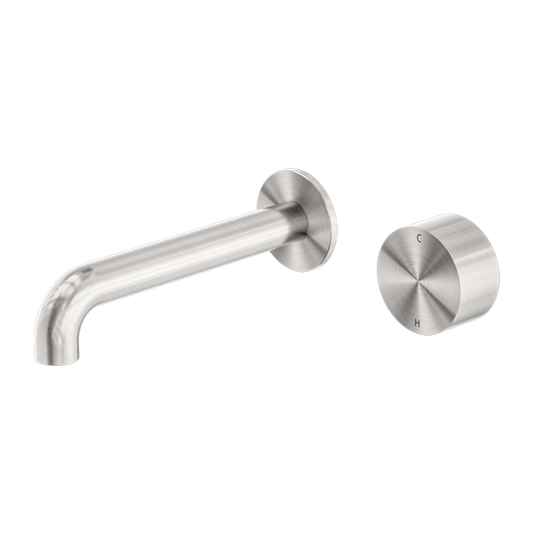 KARA PROGRESSIVE WALL BASIN/BATH SET 120/160/185/230/260MM BRUSHED NICKEL