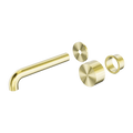 KARA PROGRESSIVE WALL BASIN/BATH SET TRIM KITS ONLY 120/160/185/230/260MM SPOUT BRUSHED GOLD