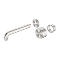 KARA PROGRESSIVE WALL BASIN/BATH SET TRIM KITS ONLY 120/160/185/230/260MM SPOUT BRUSHED NICKEL
