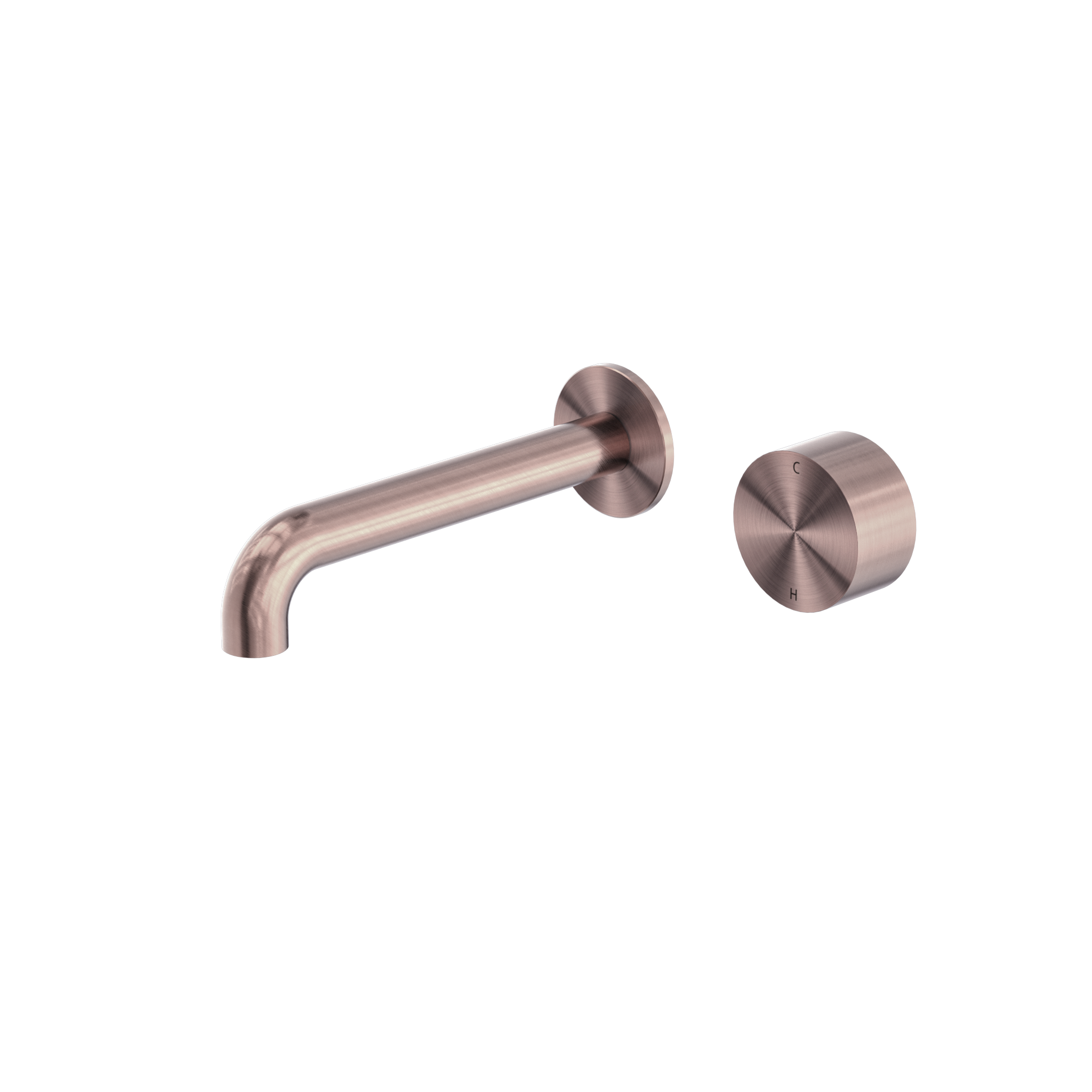 KARA PROGRESSIVE WALL BASIN/BATH SET 120/160/185/230/260MM BRUSHED BRONZE