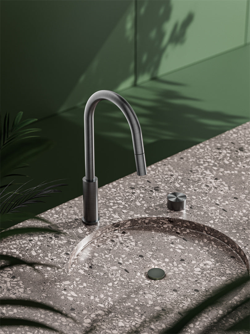 KARA PROGRESSIVE PULL OUT KITCHEN SET GUN METAL