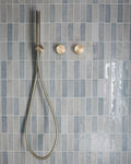 SLIM SHOWER ON BRACKET CHROME (NR307CH) BRUSHED GOLD