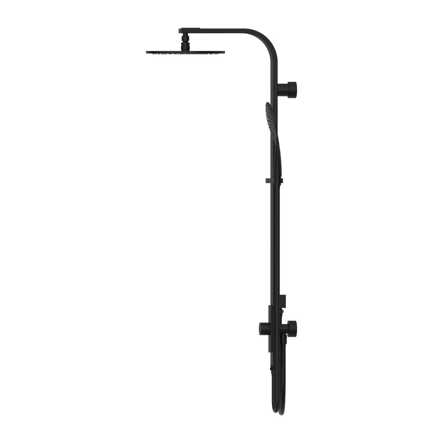ASTRA RAIN ROUND TWIN SHOWER DOUBLE HOSE CHROME (NR281305BCH)