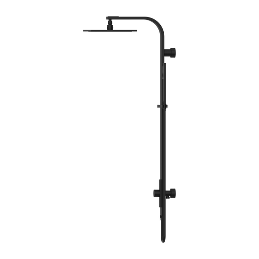 ASTRA RAIN SQUARE TWIN SHOWER SINGLE HOSE CHROME (NR281305CCH)